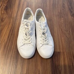 Tory Burch White Leather Sneakers